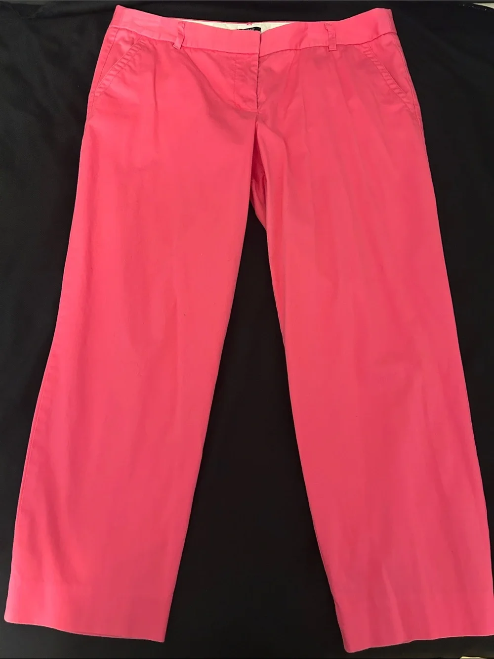 J. Crew Hot Pink Chino Bermudas